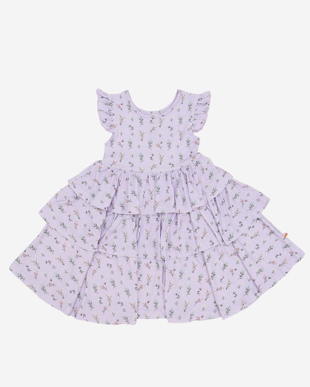 Bamboo Ruffle Layered Dress