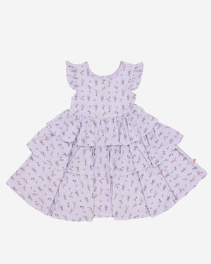 Bamboo Ruffle Layered Dress