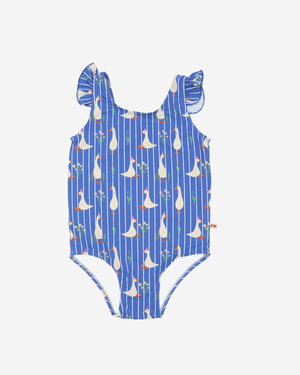 Ruffle One-Piece Swimsuit