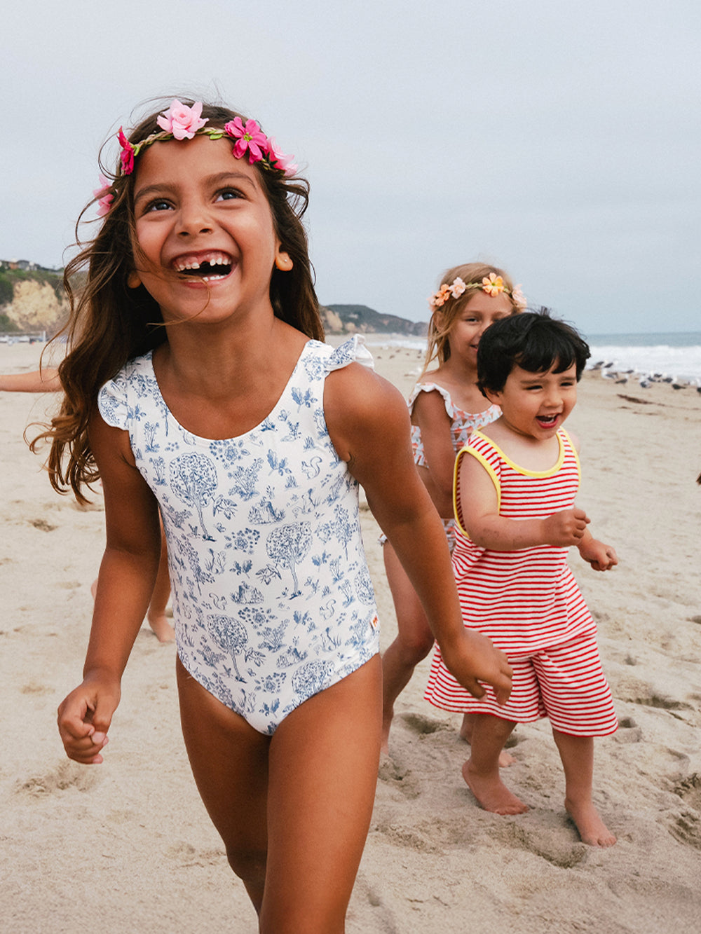 Ruffle One-Piece Swimsuit