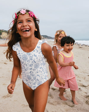Ruffle One-Piece Swimsuit