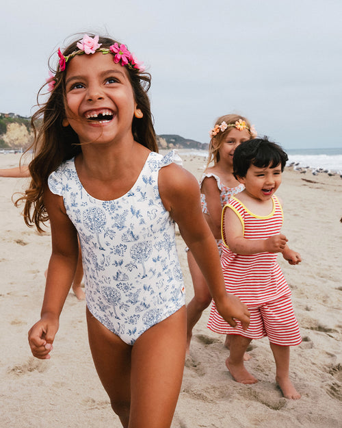 Ruffle One-Piece Swimsuit