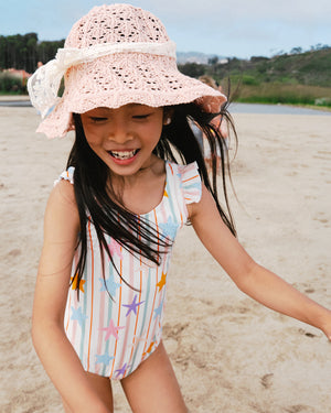 Ruffle One-Piece Swimsuit