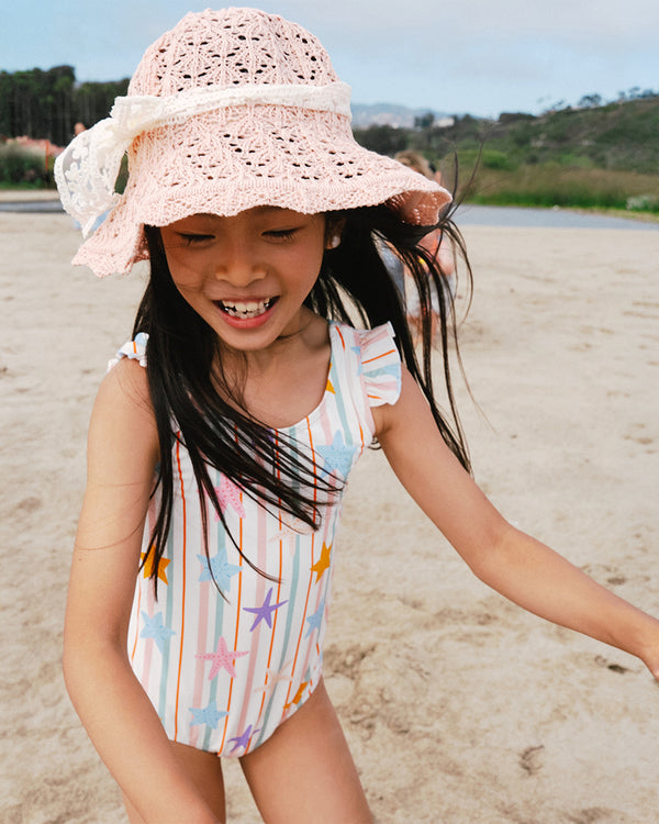 Ruffle One-Piece Swimsuit