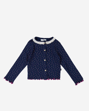 JAJU Flower Cardigan