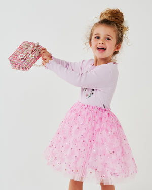 Embroidered Flower Tutu