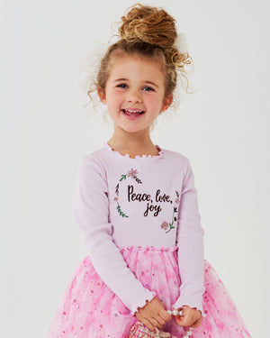 Embroidered Flower Tutu