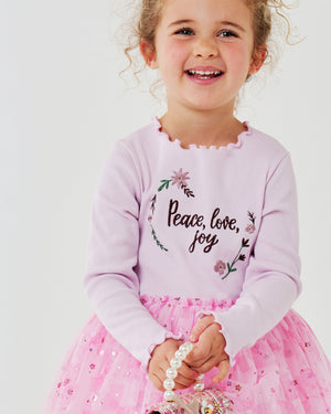 Embroidered Flower Tutu