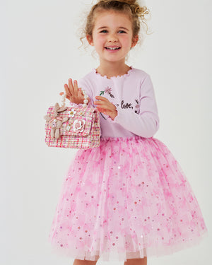 Embroidered Flower Tutu