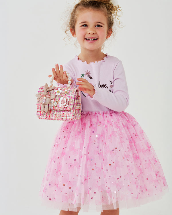 Embroidered Flower Tutu