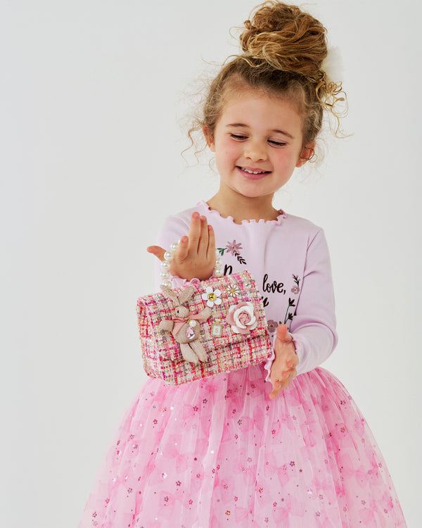 Embroidered Flower Tutu