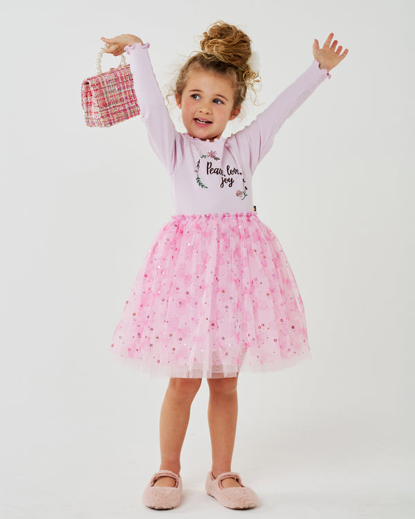 Embroidered Flower Tutu