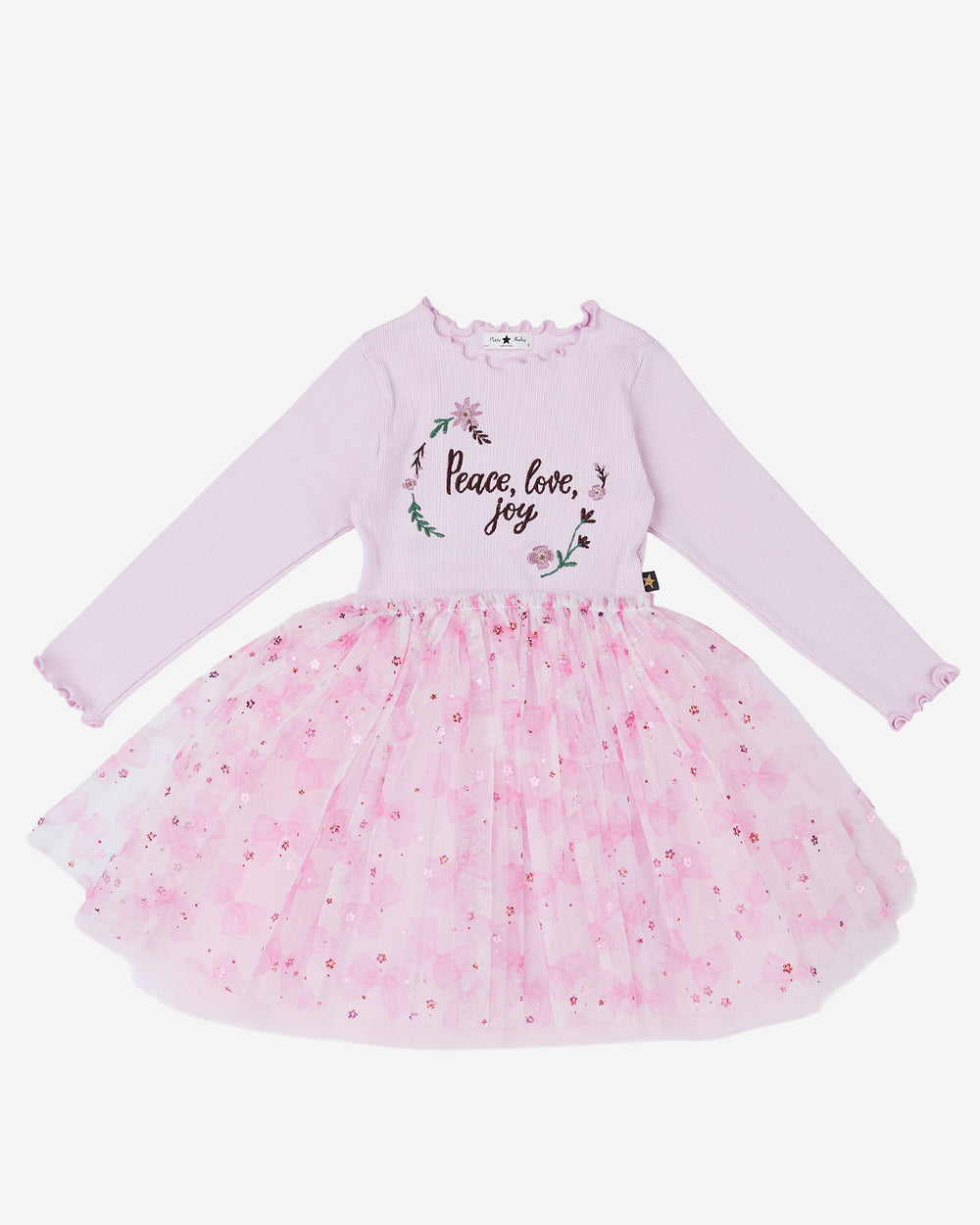 Embroidered Flower Tutu