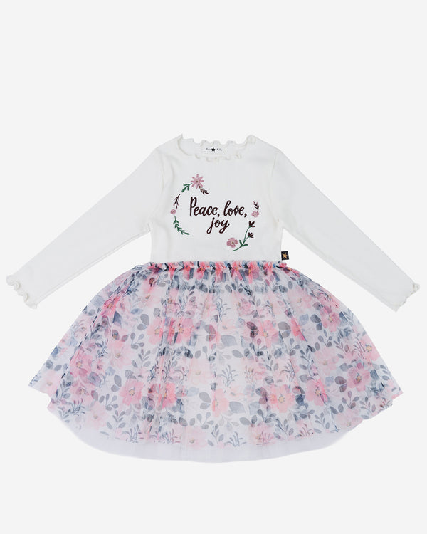 Embroidered Flower Tutu