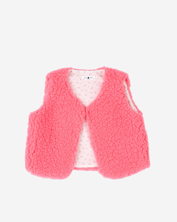 Nari Flower Teddy Vest