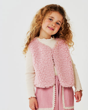 Nari Flower Teddy Vest