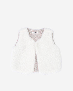 Nari Flower Teddy Vest
