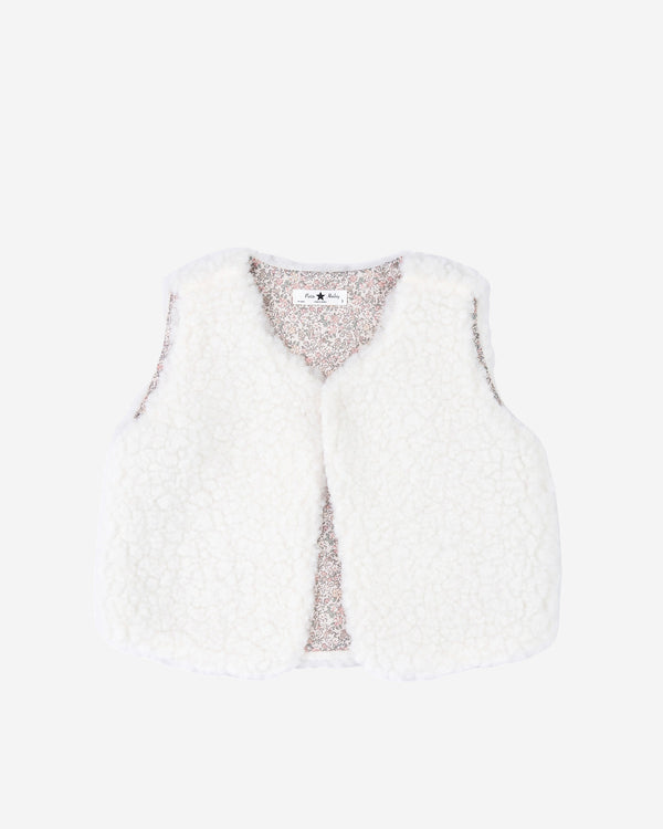 Nari Flower Teddy Vest