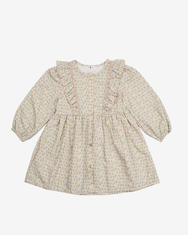Maddie Ruffle Corduroy Dress