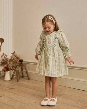 Maddie Ruffle Corduroy Dress