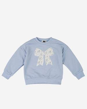 Karina Bow Sweatshirt Set