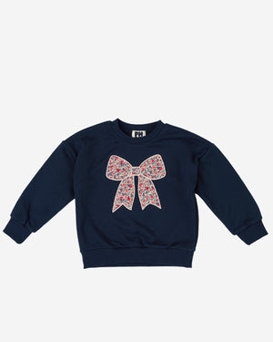 Karina Bow Sweatshirt Set