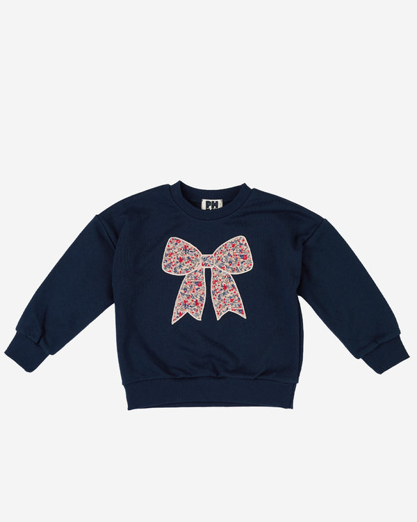 Karina Bow Sweatshirt Set