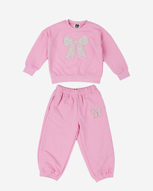 Karina Bow Sweatshirt Set