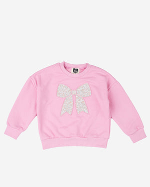 Karina Bow Sweatshirt Set