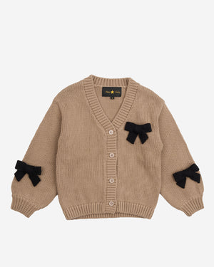 Knit Bow Cardigan