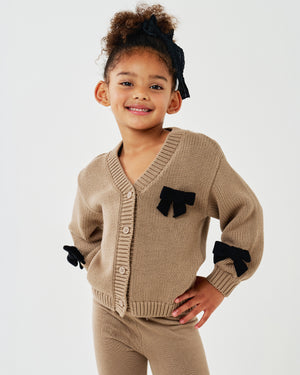 Knit Bow Cardigan