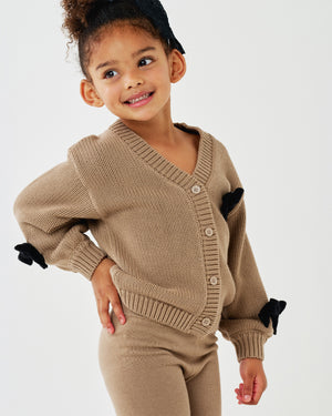 Knit Bow Cardigan