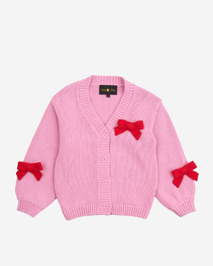 Knit Bow Cardigan