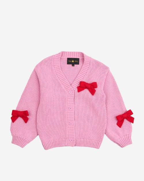 Knit Bow Cardigan