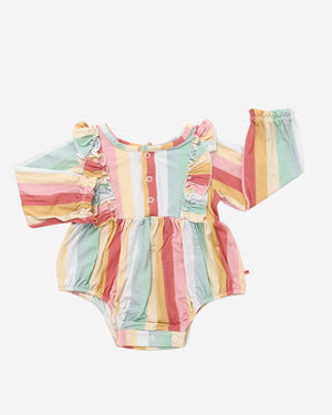 BB LS Ruffle Bubble Romper