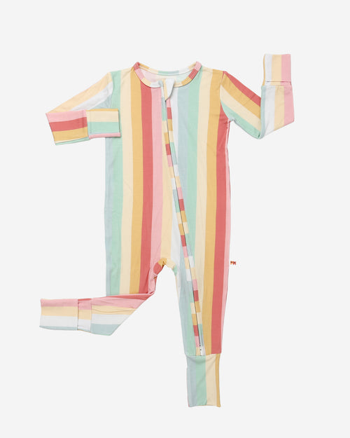 BB Ruffle LS Zipper Romper