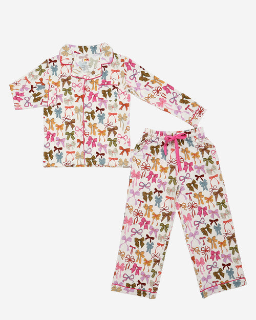 Adult BB LS Button Pants Set