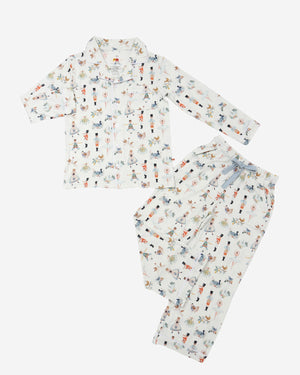 BB LS Button Pants Set