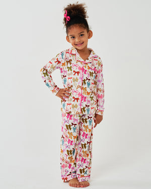 BB LS Button Pants Set