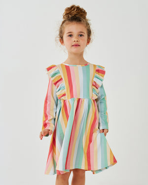 Organic Ruffle LS Dress