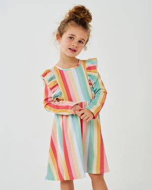 Organic Ruffle LS Dress