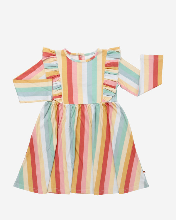 Organic Ruffle LS Dress