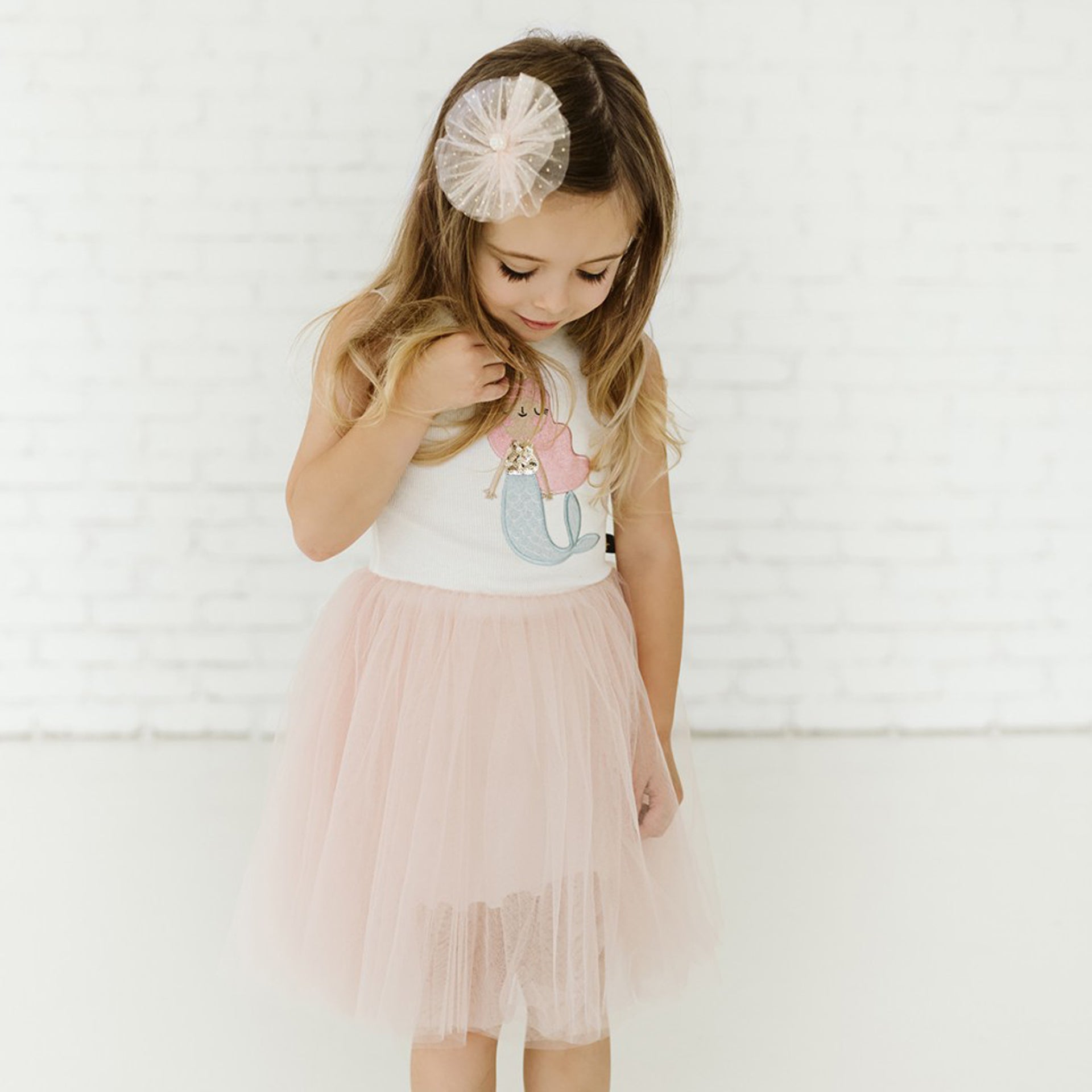 Mermaid Tutu Dress 6M / White