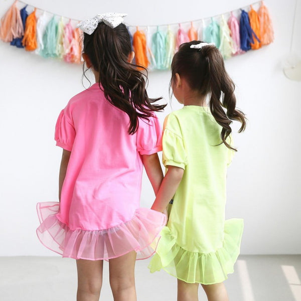 Ruffle Swan Dress
