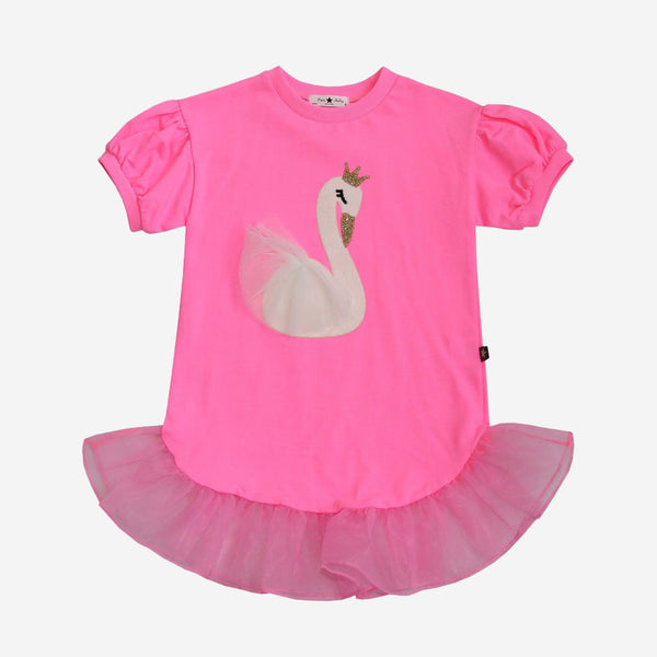 Ruffle Swan Dress