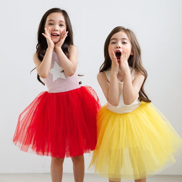 Stripe Star Tutu Dress