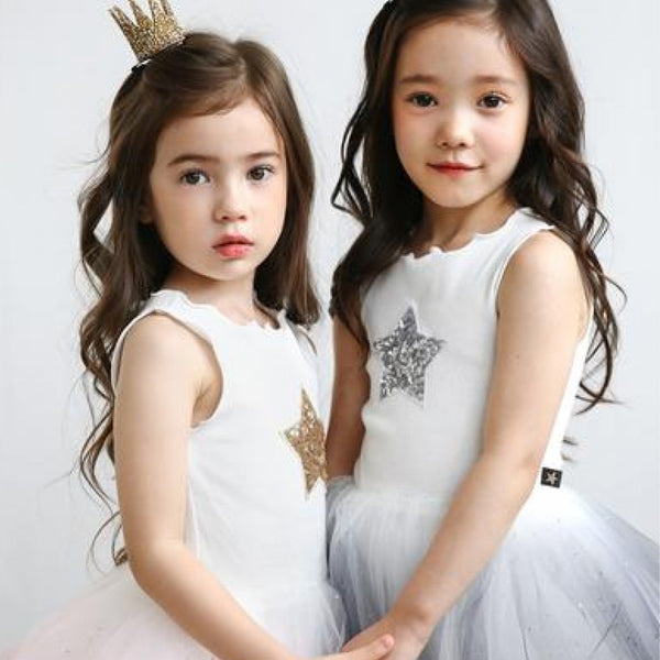 Ombre Sparkle Star Tutu Dress