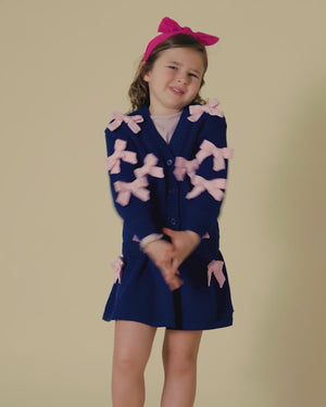 Knit Bow Cardigan