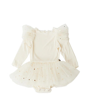 Frill Sparkle Baby Onesie