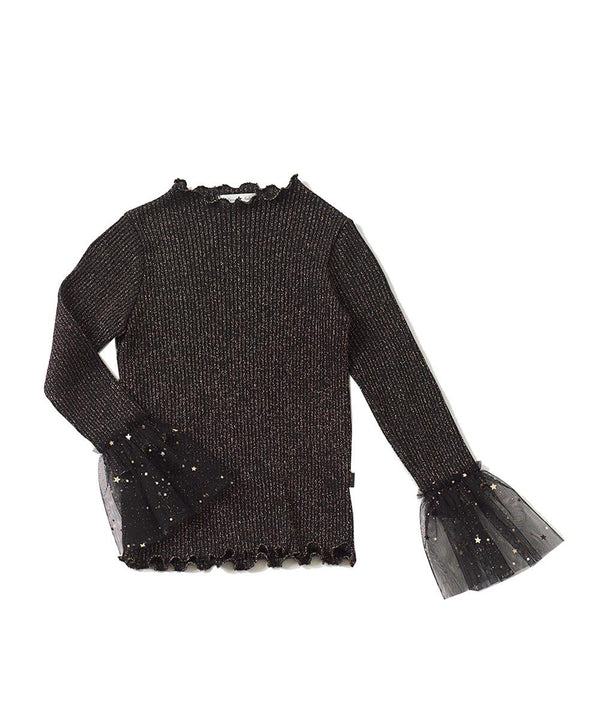 Glitter Tutu Sleeve Top
